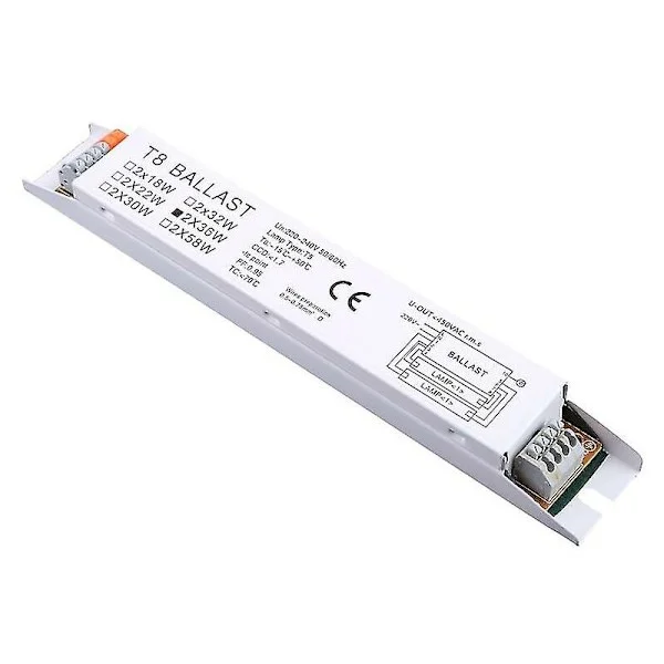 220-240v Ac 2x36w Bred Spänning T8 Elektronisk Ballast Lysrör Ballaster