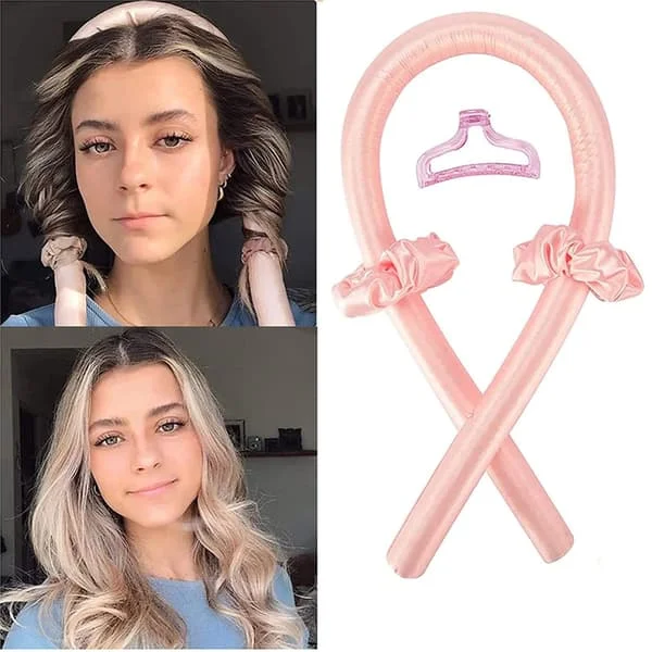 Heatless Curling Rod Headband - Heatless Hair Curler for Long Hair
