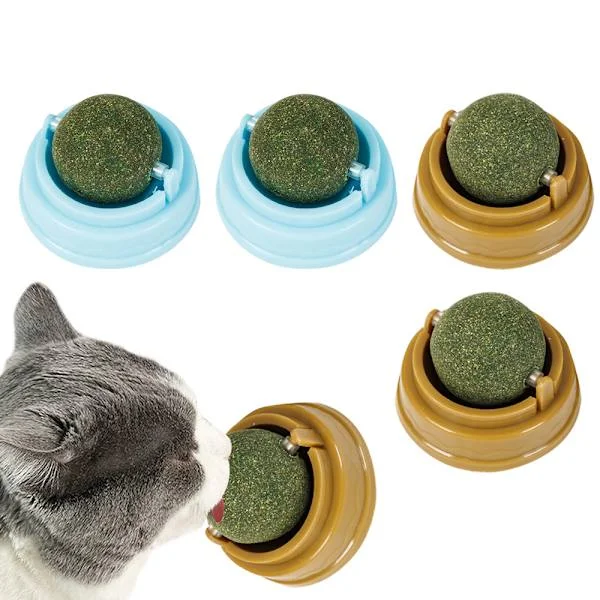 4 stk Kattemyntebolde, Tandpleje Kattemyntelegetøj til kat, 5*4cm