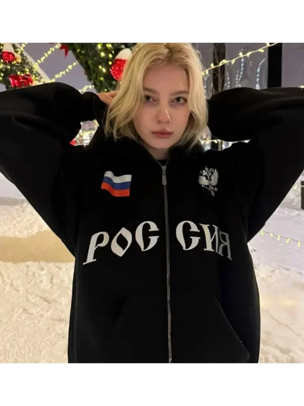 AliExpress - Y2K Kleidung Herren Hip Hop Herbst Russland Heißer Verkauf Vintage Double Zip Hoodies Schriftzug Grafik Hoodies Sweatshirts Casual Jacke