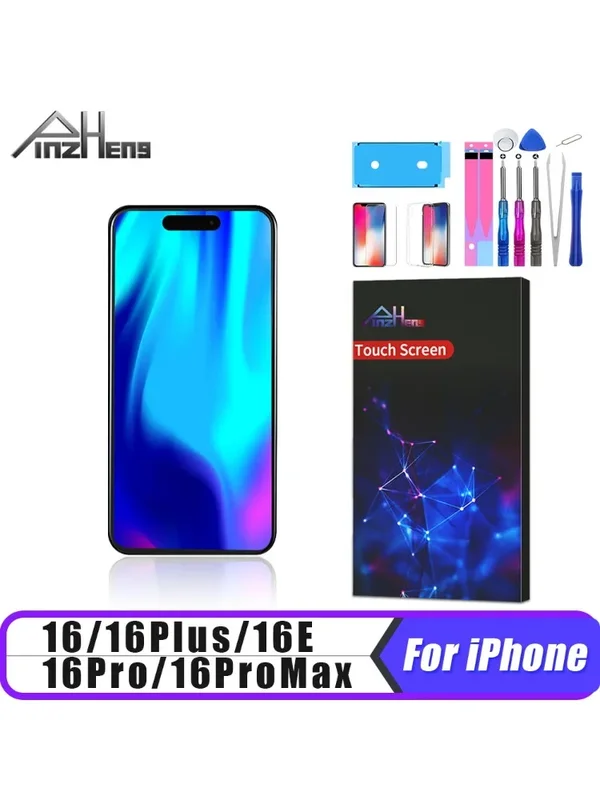 AliExpress - Écran OLED de haute qualité PINZHENG pour iPhone 16 Pro Max, écran LCD pour iPhone 16E, 16 Pro, 16 Plus, remplacement d'écran LCD Incell