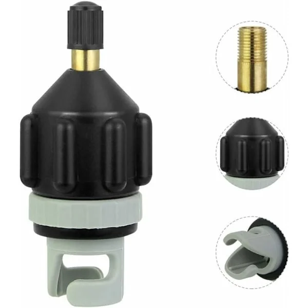 Kajakpump Adapter Inflator Munstycke Kompressor Tillbehör Inflator Utrustning för Uppblåsbar SUP Paddleboard Uppblåsbar Båt Kajak