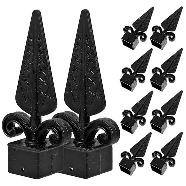 10pcs Fence Post Caps Outdoor Fence Post Caps Protective Decorative Fence Post Protectors for Garden