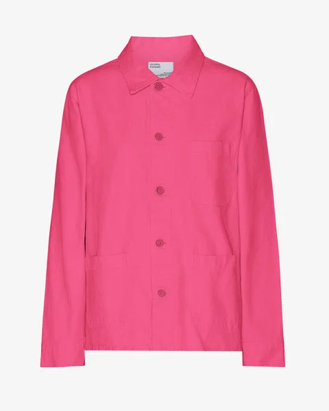 Organic Workwear Jacket - Bubblegum Pink - Female - L