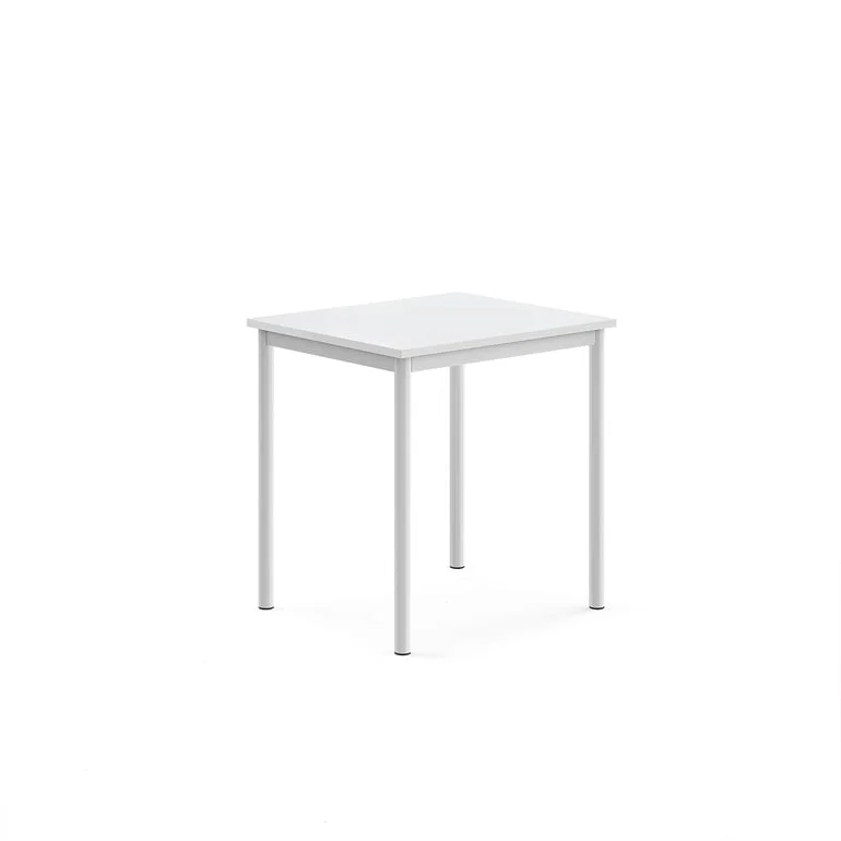 Desk BORÅS, 700x600x720 mm, white laminate, white