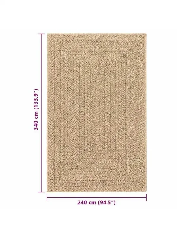 AliExpress - Tapis aspect jute pour l'intérieur et l'extérieur – tapis en polypropylène résistant, à l'aspect naturel et aux . Tapis de style jute 