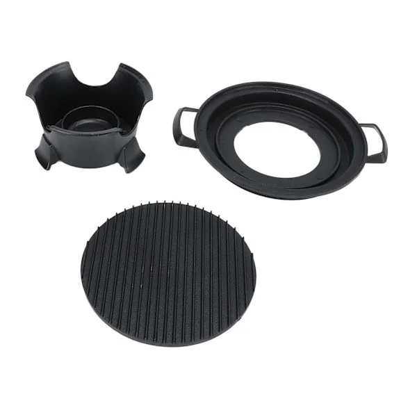 Bordplade Bærbar Grill Bærbar Støbt Aluminium Hibachi Grill med Non-stick Bageplade til Udendørs Picnic Camping
