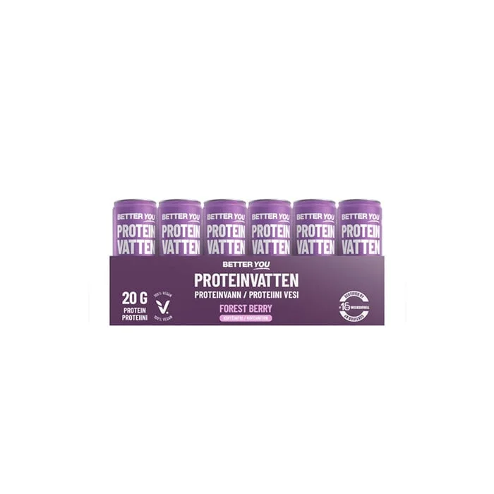Better You 24 x Proteinvatten 330 ml Skogsbär
