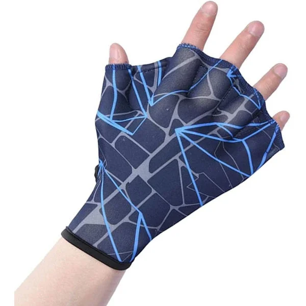Nylon simhandskar för simning, simning med simhud, handskar med simhud, vattenträning, handskar med simhud, stora