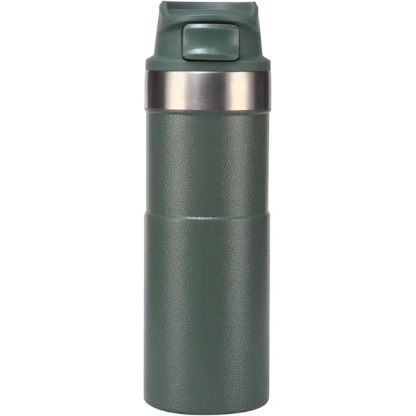16OZ Classic Trigger Action Travel Mug BPA-Free 500ml Insulated Stainless Steel Coffee Mug with Leak-Proof Wide Opening - Ideal