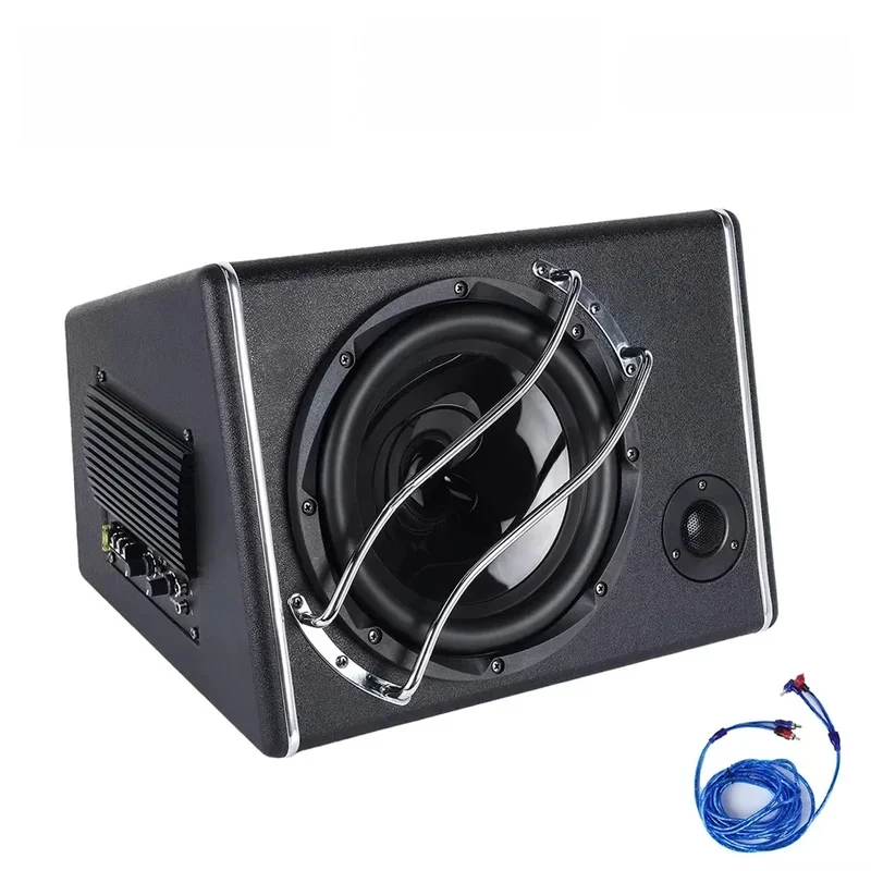 AliExpress - 10Inch Subwoofer Car Audio 3800W Super Slim Amplified Subwoofer Sub Woofer Active Powered Amplifier Bass add Audio Cable