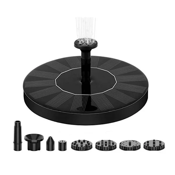 (Spesialtilbud) Lavpris kampanje! Fontene - Solar Fontene/Vannfunksjon Fontene Solcelle - 16cm Svart Svart Svart Svart Svart Svart