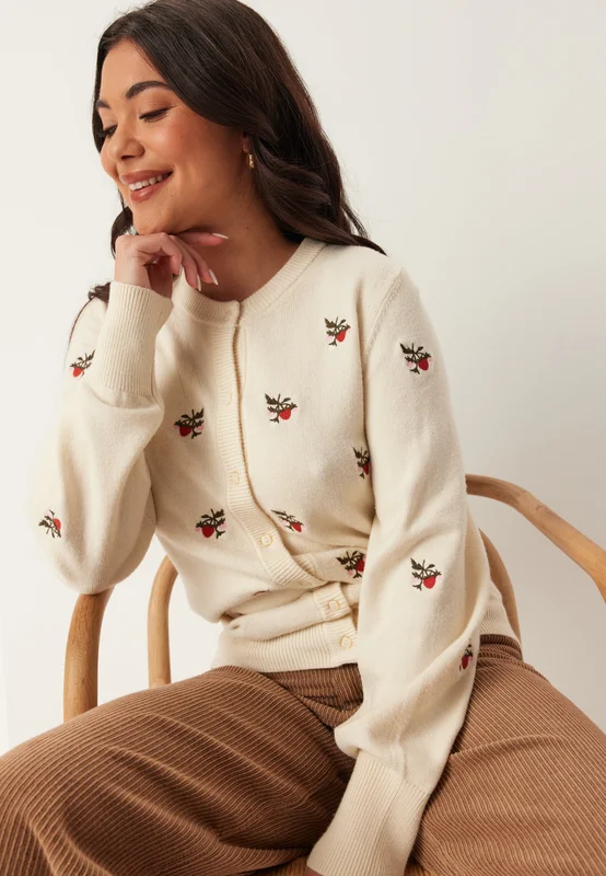 Object Collectors Item - Objebba Thess L/S RE KNIT CARDIGAN