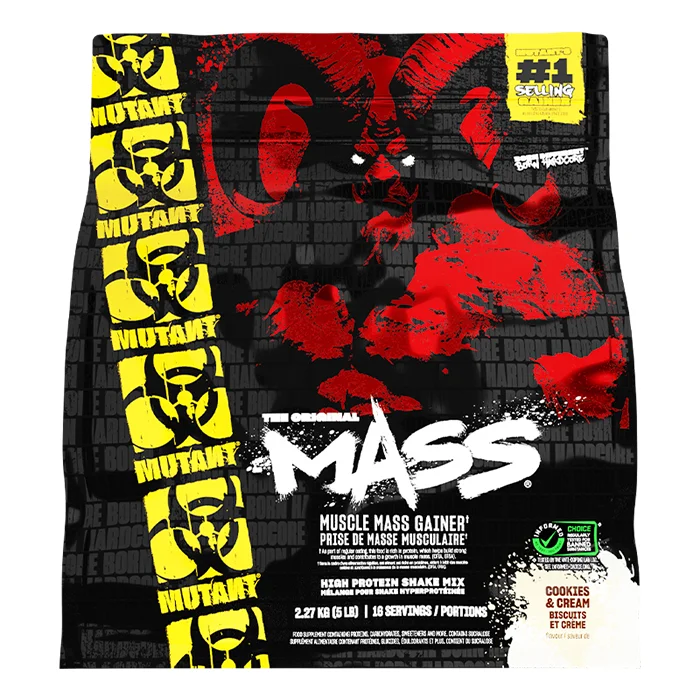 Weight gainer Mutant Mass Gainer 2,2 kg, Cookies & Cream - Bodyman.dk