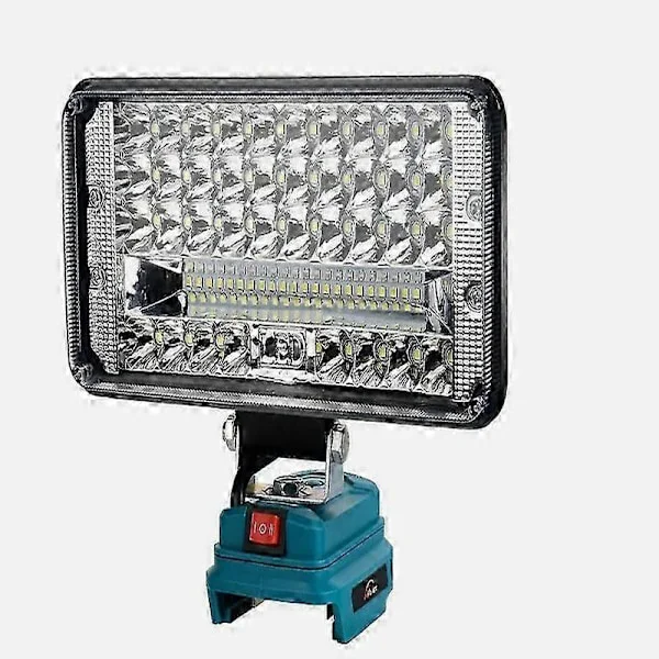 90W Fr Makita Li-ion Batteri LED Arbeidslampe 18V Søkelys Lampe Lommelykt
