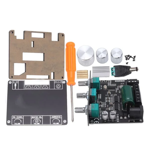 Bluetooth Forstærker Board 2.1 Kanal Diskant Bas 2x 50W 100W Subwoofer HiFi APP Kontrol Trådløs BT 5.1 AMP Board