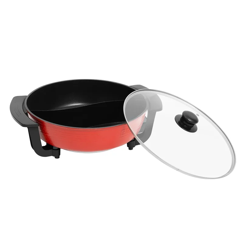 AliExpress - Elektrischer Haushalts-Multifunktions-Hot Pot, 6 l, Mandarinen-Enten-Topf, chinesisches Fondue, großes Fassungsvermögen, Rot, für Zuhause