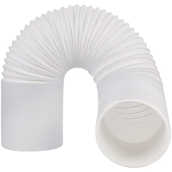Bærbar Aircondition Slange Ø15cm x 300cm, Fleksibel PVC Udstødningsslange til Bærbar Aircondition, Erstatningssæt