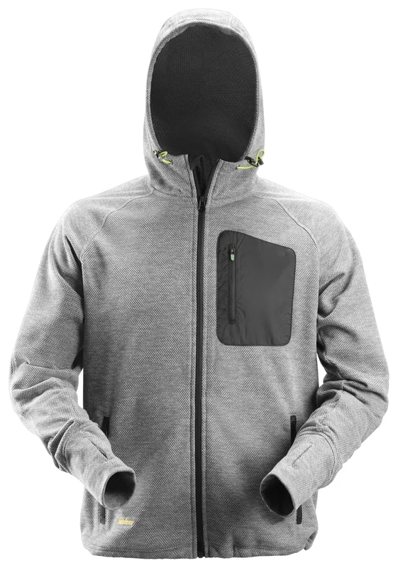 Snickers Workwear 8041 FlexiWork Luvtröja fleece, grå Grå, Kläder