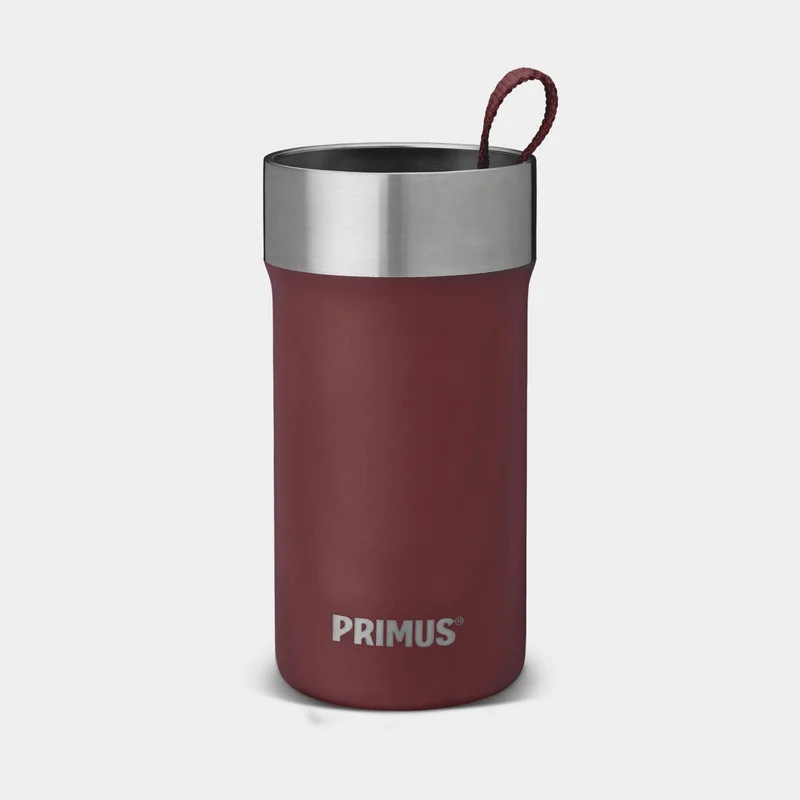 Termokrus med låg Primus Slurken Vacuum Mug Ox Red, 30 cl / 300 ml