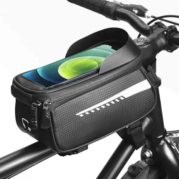 Cool Cykelramväska Present - Unik Fars Dag-present till Pappa, Användbar Julklapp Gadget Cykel Telefonhållare Tillbehör