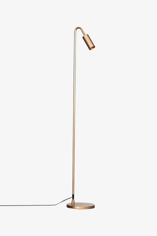 By Rydéns - Golvlampa Curve Höjd 146cm - Guld - Golvlampor - Från Homeroom