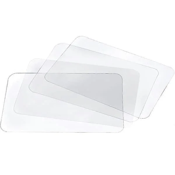 Transparent Spisebrikke Vaskbar Spisebrikke For Varmebestandig Sklisikker Kjøkken Spisebrikke Bord (8 Stk)