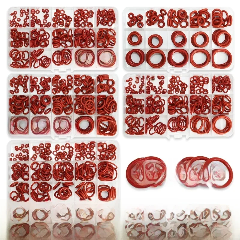 AliExpress - Roter O-Ring aus Silikon, VMQ O-Ring, Dichtungsscheibe, ölbeständig, Hochtemperatur-Auto-Konditioner, Sanitärgas