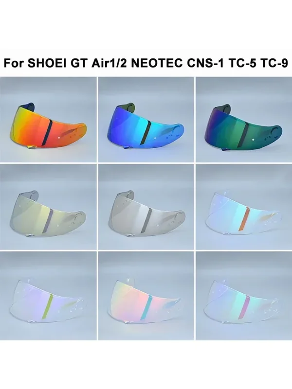 AliExpress - Visière de casque pour SHOEI GT Air Neotec CNS-1 TC-5 TC-9 GT Air 2, bouclier de casque coupe Uv Casco Moto, pare-brise Visera