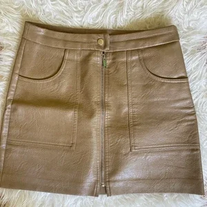 Leather skirt