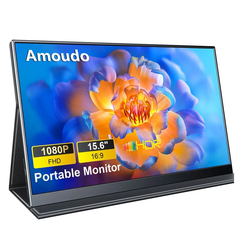 AliExpress - Amoudo 15,6 Zoll 1920x1080P Tragbarer Monitor Erweiterter Bildschirm IPS LCD Panel Stifthalterung VESA USBC Mini HDMI Mobiles Display