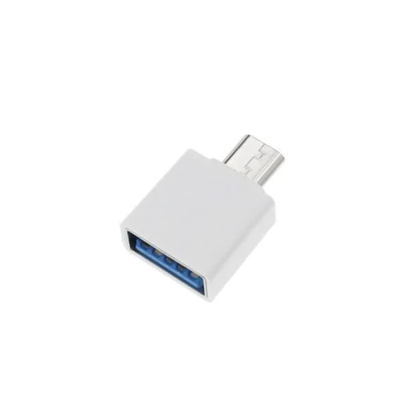 USB til Type C Adapter Konverter til Understøttelse af OTG Kortlæser Funktioner Nem Dataoverførsel Mellem Telefoner Ekstern Lagring Hvid