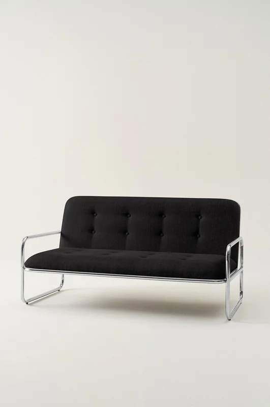 Jotex - 2-sitzer-sofa Schwarz/Grau - ALMELO - Kaufe 2- Sitzer-Sofas bei Jotex