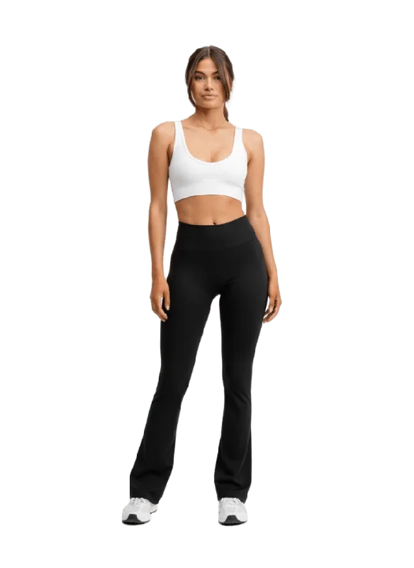 Drop of Mindfulness Seamless Flare Tights Underdelar Dam Svart S