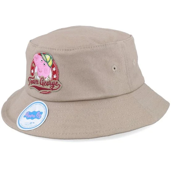 Peppa Pig - Beige bucket Cappello - Kids Team George Patch Khaki Bucket @ Hatstore