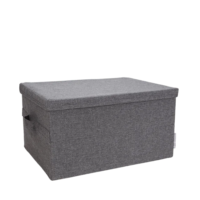 Bigso Box of Sweden med lock, large Förvaring Grå 45X34X25CM