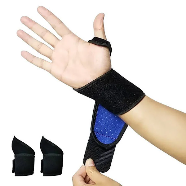 Rannetuki, 2 kpl Kompressio Rannetuki Arthritis Käsineet, Urheilu Rannesiteet Kämmenen Suojaus, (Tyyli: Tyyli 1;)