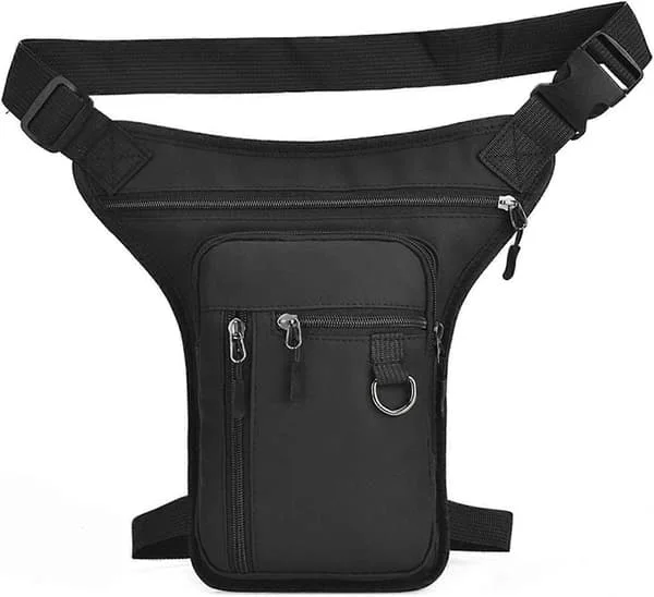 Leg Bag, Hanging Leg Bag, Hiking Waist Bag with Multiple Pockets, Outdoor Thigh Bag Waist Bag