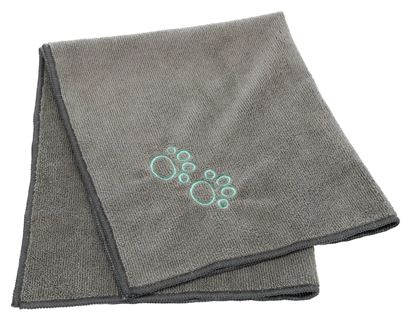 Trixie Hund- & Katthandduk Microfiber Top-Fix 50x60 cm