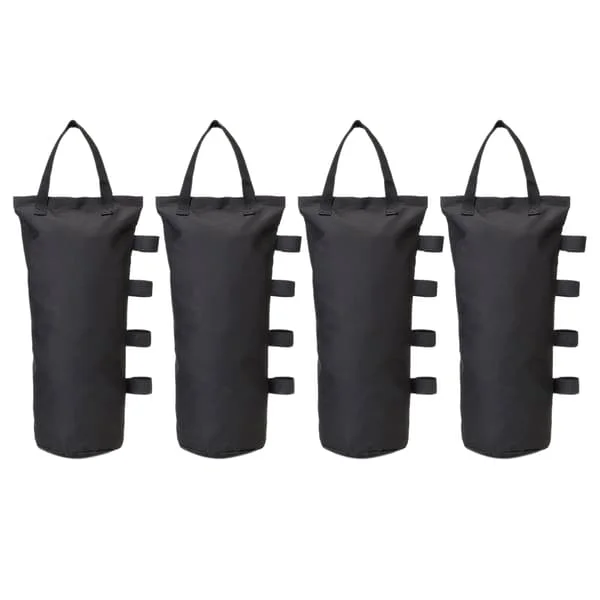 4 st Sandpåse Heavy Duty Vikter Sandsäck för Pop-Up Canopy Tält Gazebo Shelter