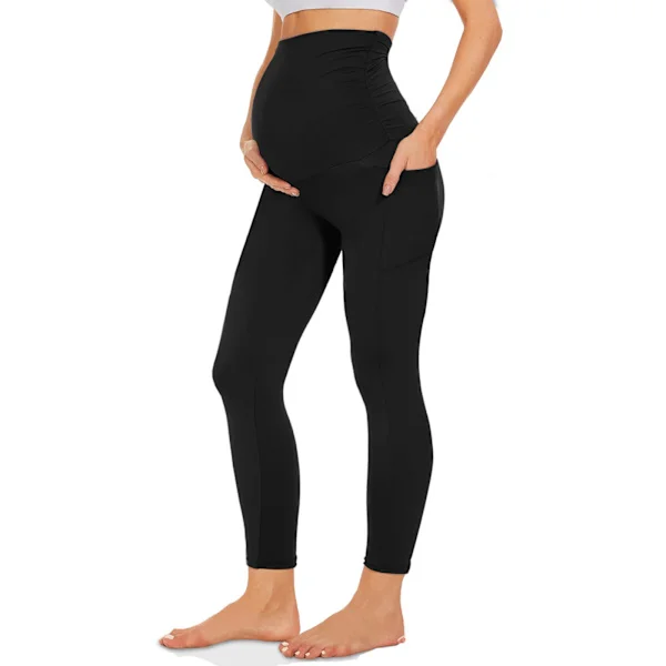 Maternity Yoga Pants - Black S S