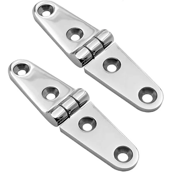 Rostfria Dörrgångjärn Spegelpolerade Skåpgångjärn För Marinbåt 25mm*100mm 2st