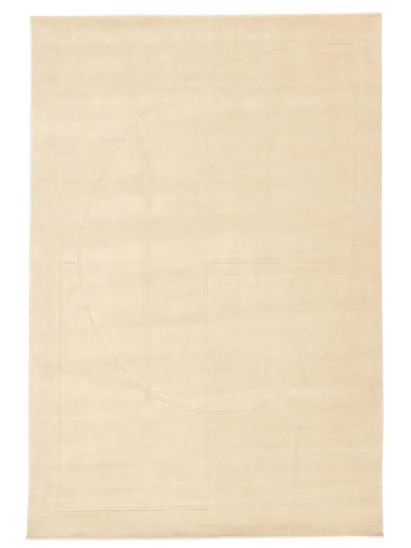 Handloom Pattern Rug 200X300 Beige Wool