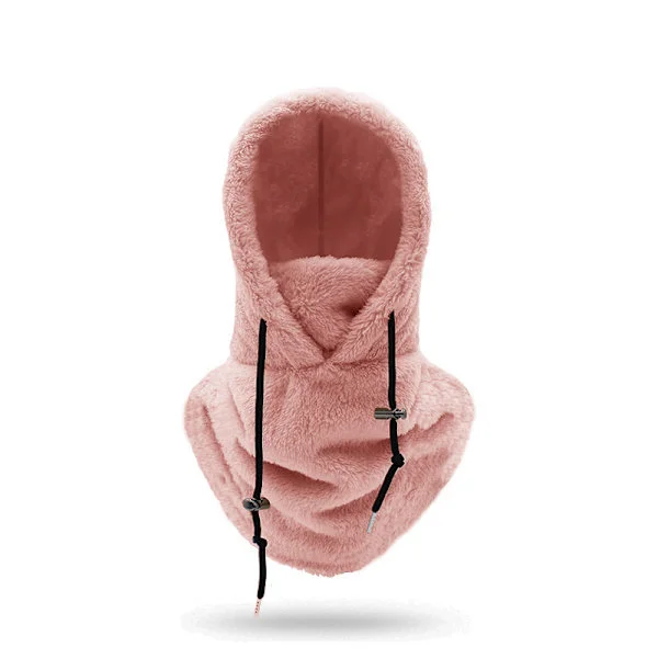 Vinter Termisk Cykel Skimask, Arctic Fleece Huva, Vindtät Köldtålig Helansikts Halsvärmare, Integrerad Fleece Balaclava