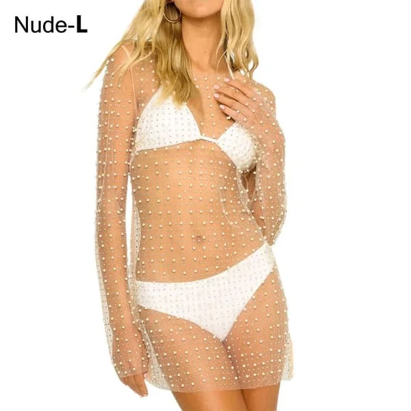 Dame Cover Up Kjole Bikini Cover Ups NUDE L L