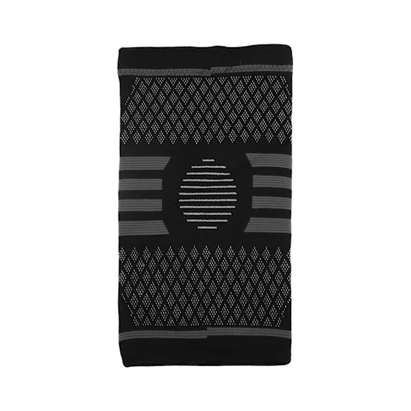 Strikkede kneputer i nylon, dobbeltvevd elastisk knebeskytter for trening og basketball