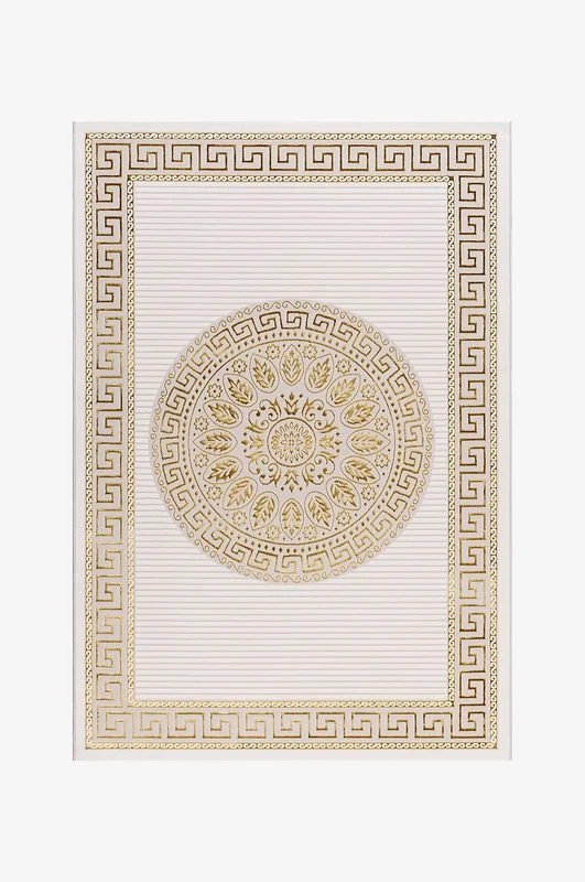 KM Home - Matta Ankara - Guld - Slätvävda mattor - 300X400 - Från Homeroom