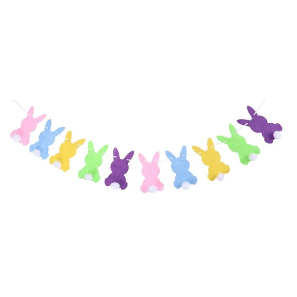 God Påske Kanin Bunny Ball for Banner Garland Veggoppheng Vimpel Flagg Deco