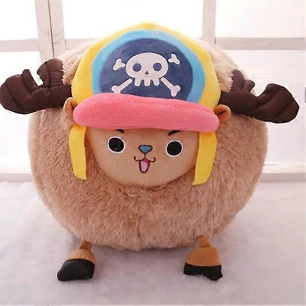 1 stk 35 cm tegneserie Chopper plysjdukke fylt anime søt Chopper plysjleker myk håndvarmer nydelige puter barn jenter gave gul