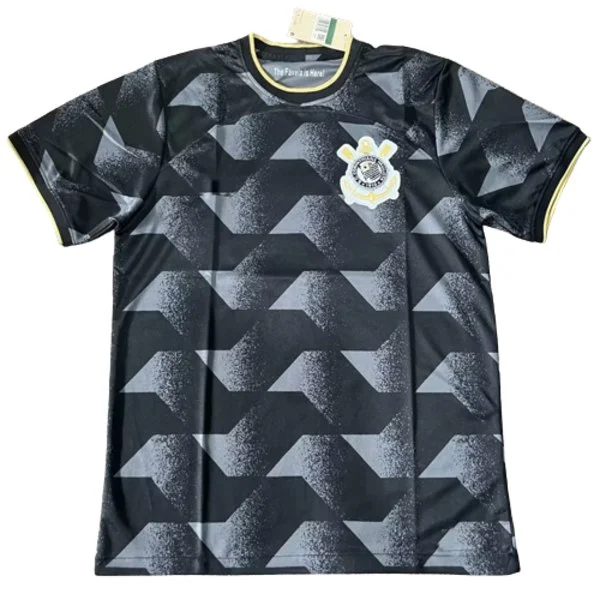 22-23 Corinthians sort specialfremstillet trøje træningsdragt kortærmet trøje T-shirt